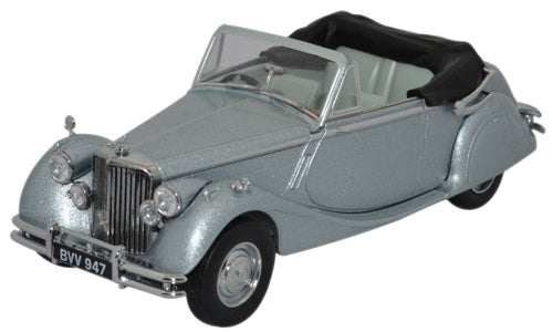 Jaguar MkV DHC Open - Opalescent Silver 1:43 Oxford Diecast Model