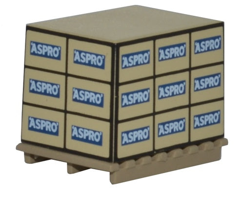 Pallet/Loads - Aspro (x4) 1:76 Oxford Diecast Model