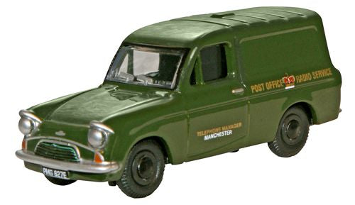 Ford Anglia Van - Po Telephones (Green) 1:76 Oxford Diecast Model