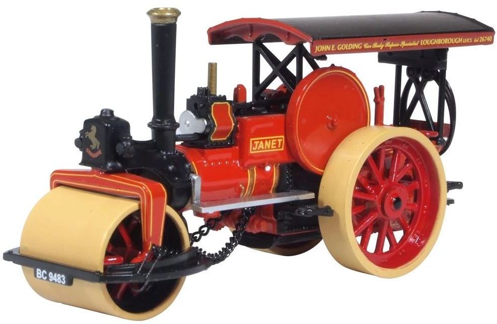 Janet Aveling & Porter 6 NHP Road Roller No.10991 1:76 Oxford Diecast Model