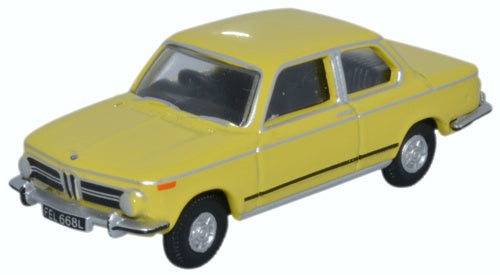 Available To Order – BMW 2002 - Golf Yellow 1:76 Oxford Diecast Model (OXF 76BM02002)