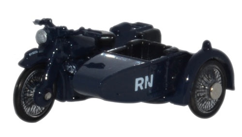 Available to Order – Motorbike/Sidecar Royal Navy 1:76 Oxford Diecast Model (OXF 76BSA007)