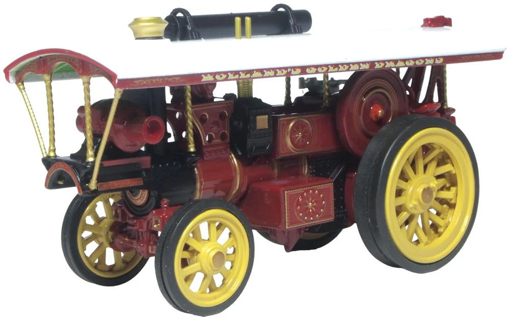 Available To Order – Burrell Scenic Showmans Loco Winston Churchill 1:76 Oxford Diecast Model (OXF 76BUR007)