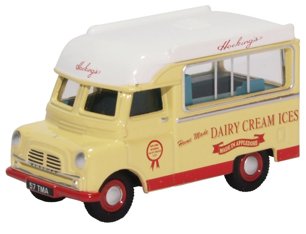 Available To Order – Bedford CA Ice Cream Hockings 1:76 Oxford Diecast Model (OXF 76CA030)