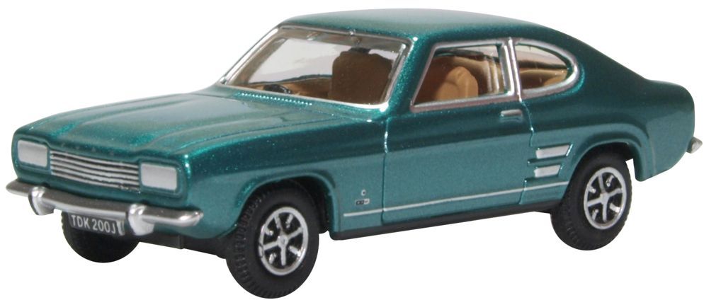 Ford Capri Mk1 Aquatic Jade 1:76 Oxford Diecast Model
