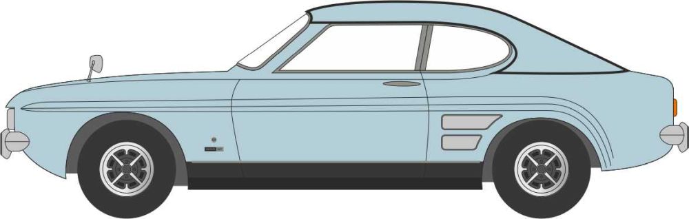 Ford Capri Mk1 Blue Mink 1:76 Oxford Diecast Model