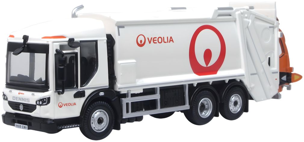 Veolia Dennis Eagle Olympus Refuse Truck 1:76 Oxford Diecast Model