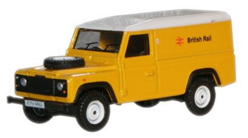 Available To Order – Land Rover Defender - British Rail 1:76 Oxford Diecast Model (OXF 76DEF007)