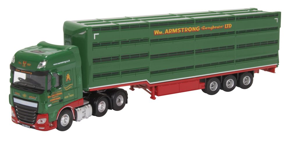 Available To Order – DAF XF William Armstrong Livestock Trailer 1:76 Oxford Diecast Model (OXF 76DXF003)