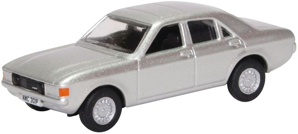 Available To Order – Ford Consul Granada - Astro Silver 1:76 Oxford Diecast Model (OXF 76FC005)