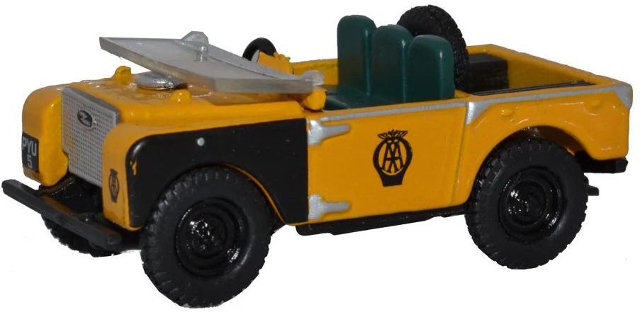 Land Rover Series I 80" Open Top AA 1:76 Oxford Diecast Model