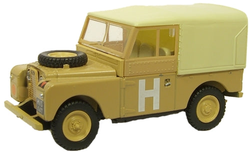 Land Rover S1 88" Canvas - Sand 1:76 Oxford Diecast Model