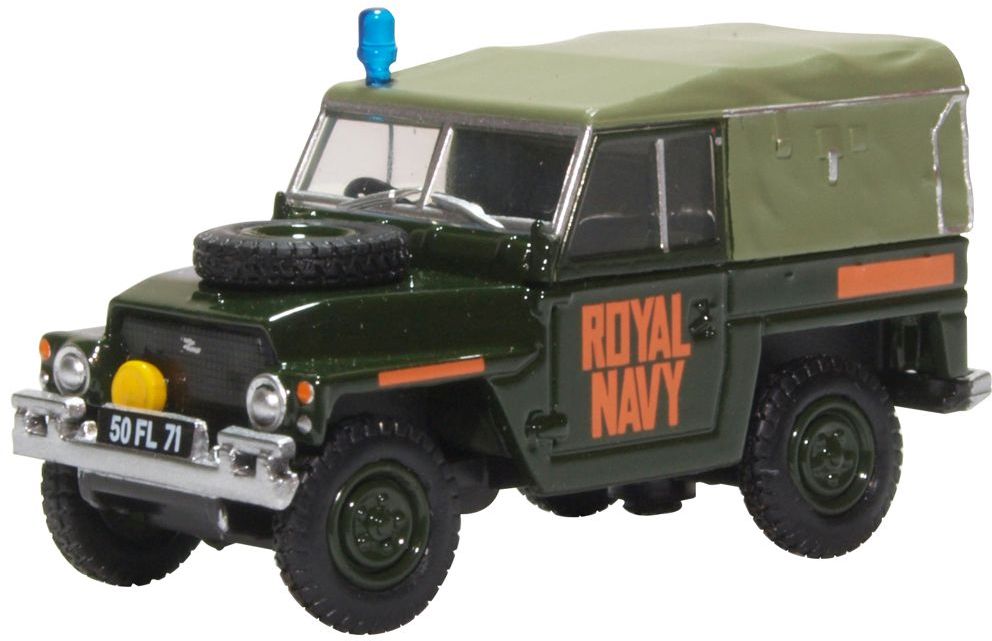 Royal Navy Land Rover Lightweight 1:76 Oxford Diecast Model