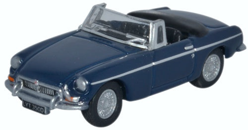MGB Roadster Mineral Blue 1:76 Oxford Diecast Model