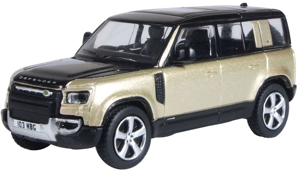 New Defender 110X Sand 1:76 Oxford Diecast Model