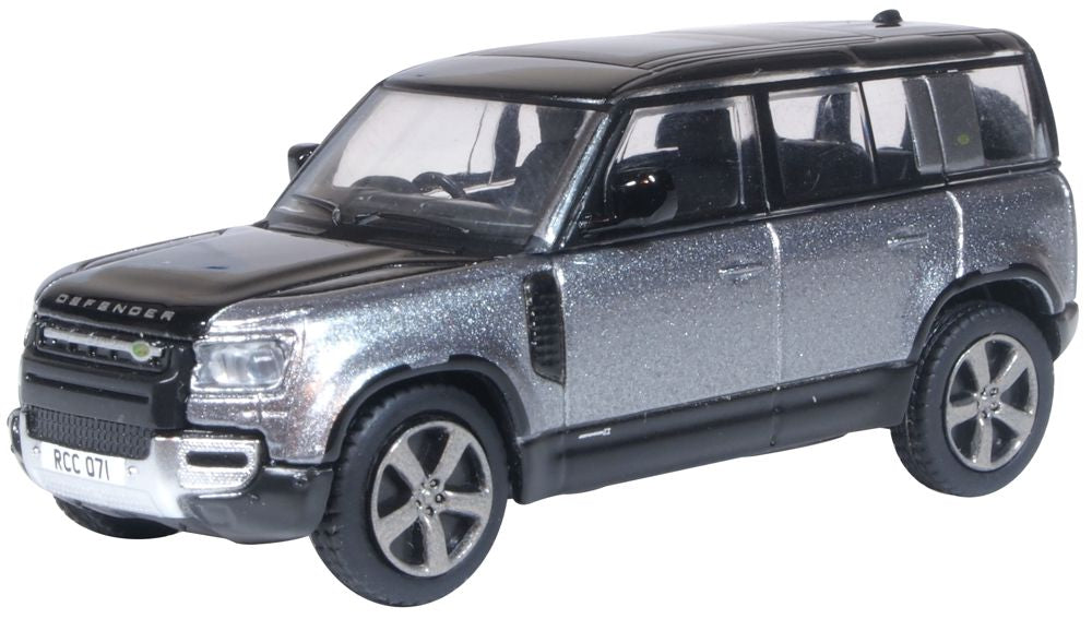 New Defender 110X Eiger Grey 1:76 Oxford Diecast Model