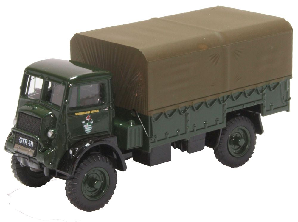 Bedford QLD Wiltshire Fire Brigade Bedford QL 1:76 Oxford Diecast Model