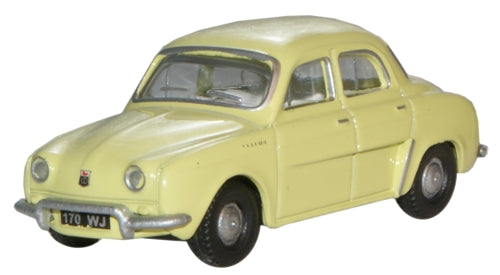 Renault Dauphine - Yellow 1:76 Oxford Diecast Model