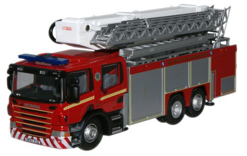 Available To Order – Scania Aerial Rescue Pump Mersyside 1:76 Oxford Diecast Model (OXF 76SAL003)