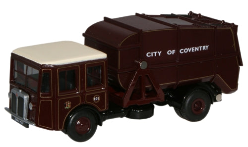 Shelvoke & Drewry Dustcart - Coventry 1:76 Oxford Diecast Model