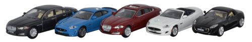 5 Piece Jaguar Set - XJ/XKR-S/XF/XK/F 1:76 Oxford Diecast Model