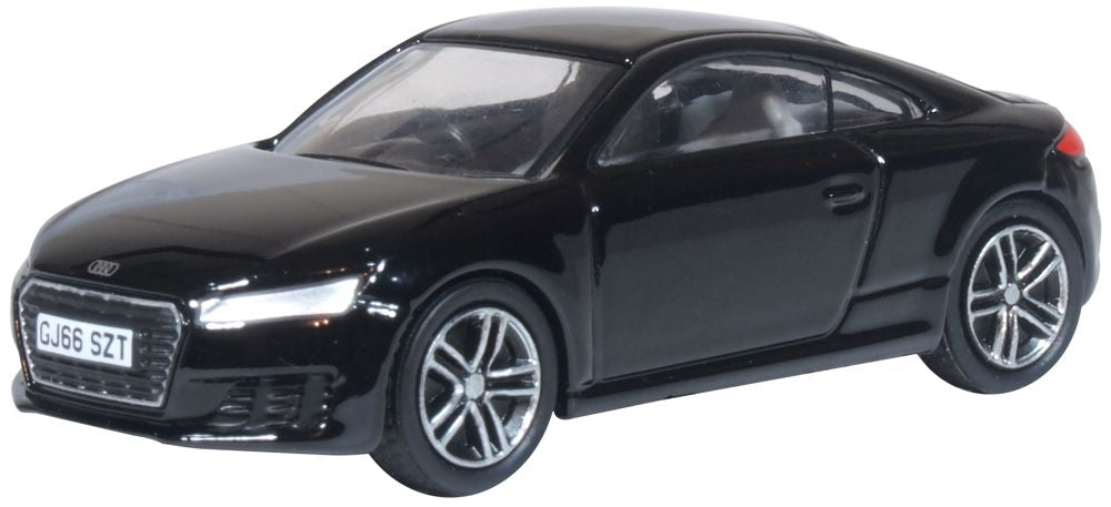 Audi TT Coupe Brilliant Black 1:76 Oxford Diecast Model