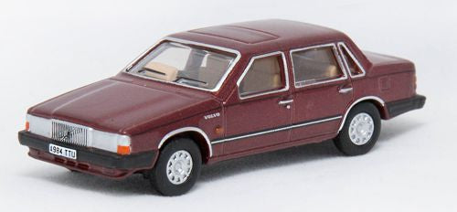 Volvo 760 - Red Wood Metallic 1:76 Oxford Diecast Model