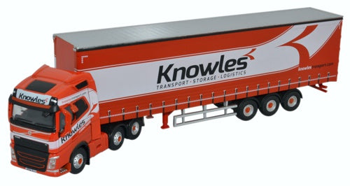 Available To Order – Volvo FH4 (G) Curtainside - Knowles 1:76 Oxford Diecast Model (OXF 76VOL4003)