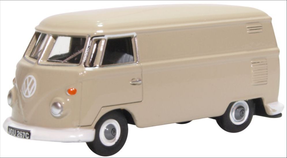VW T1 Van Light Grey 1:76 Oxford Diecast Model