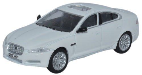 Jaguar XF Saloon - Polaris White 1:76 Oxford Diecast Model