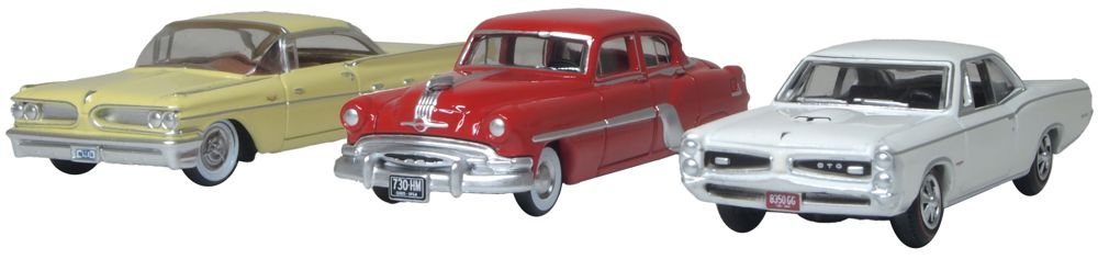 Pontiac 3 Piece Set Centenary 2026 1:87 Oxford Diecast Model