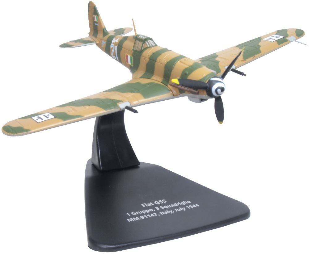 Available To Order – Fiat G55 Cantauro Montefusco-Bonet Squadron 1944 1:72 Oxford Diecast Model (OXF AC112)