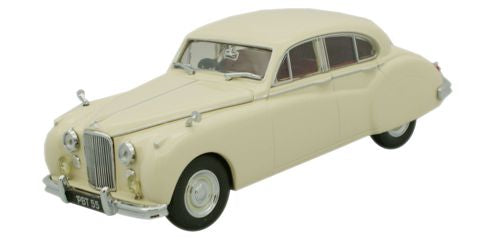 Available To Order – Jaguar MkVIIM - Ivory 1:43 Oxford Diecast Model (OXF JAGVII006)