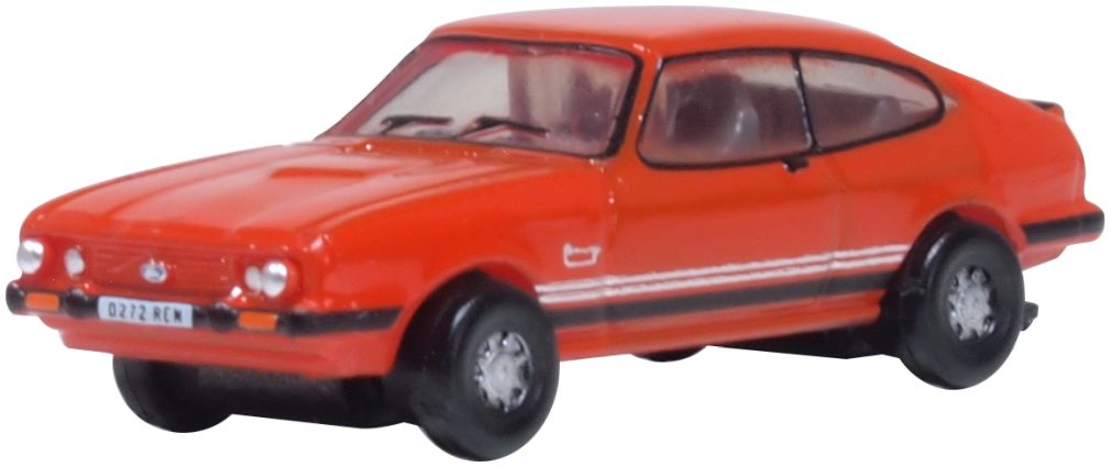 Available To Order – Ford Capri Mk3 Sebring Red 1:148 Oxford Diecast Model (OXF NCAP004)