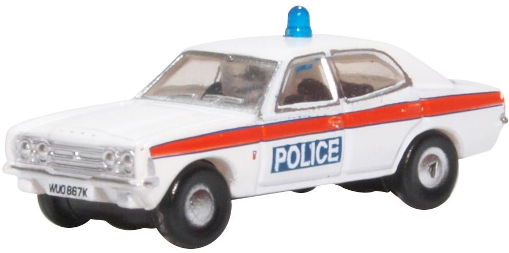 Available To Order – Ford Cortina MkIII Devon & Cornwall Police 1:148 Oxford Diecast Model (OXF NCOR3004)