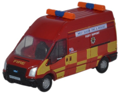 Available To Order – Ford Transit Mk5 LWB - West Sussex F & R 1:148 Oxford Diecast Model (OXF NFT020)