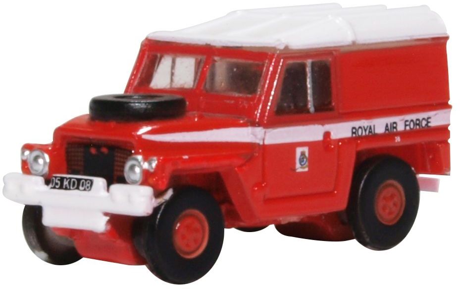 Available To Order – Land Rover Lightweight RAF (Red Arrows) 1:148 Oxford Diecast Model (OXF NLRL003)