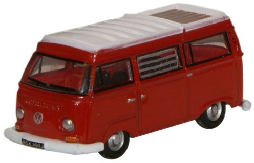 VW T2 Camper - Senegal Red/White 1:148 Oxford Diecast Model