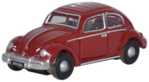 Available To Order – VW Beetle - Ruby Red 1:148 Oxford Diecast Model (OXF NVWB002)