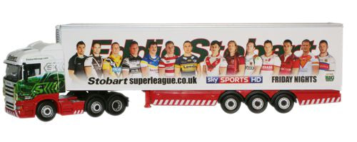 Available To Order – Scania Highline - Stobart Super League 1:76 Oxford Diecast Model (OXF SHL15FR)