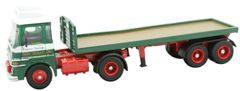 Available To Order – ERF LV F/bed Trailer - Eddie Stobart 1:76 Oxford Diecast Model (OXF STOB023)