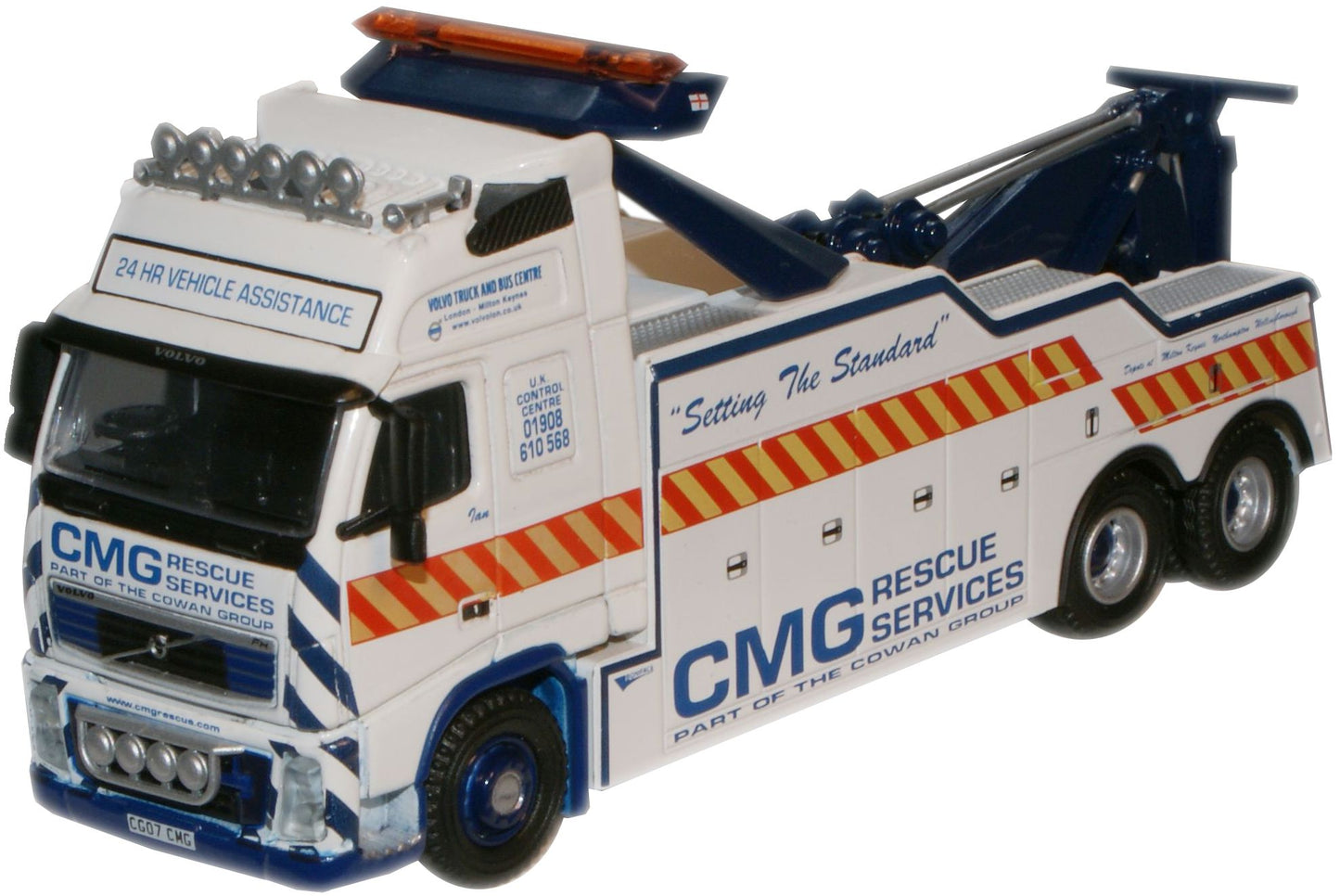 Available To Order – Volvo FH Recovery Truck - CMG 1:76 Oxford Diecast Model (OXF VOL07REC)