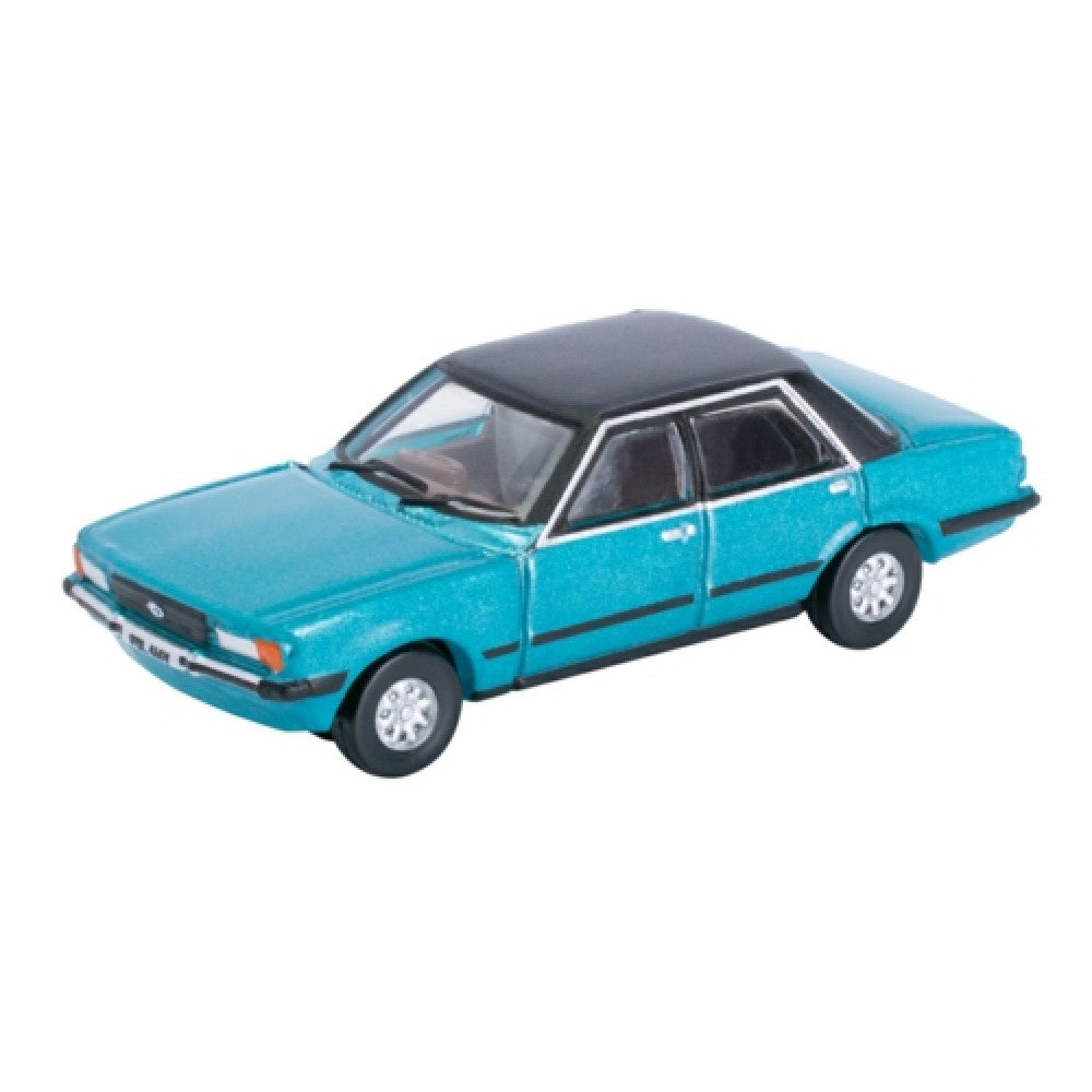 Available to Order – N Gauge Ford Cortina MK5 Cosmos Blue Oxford Diecast Model (OXNFC5002)