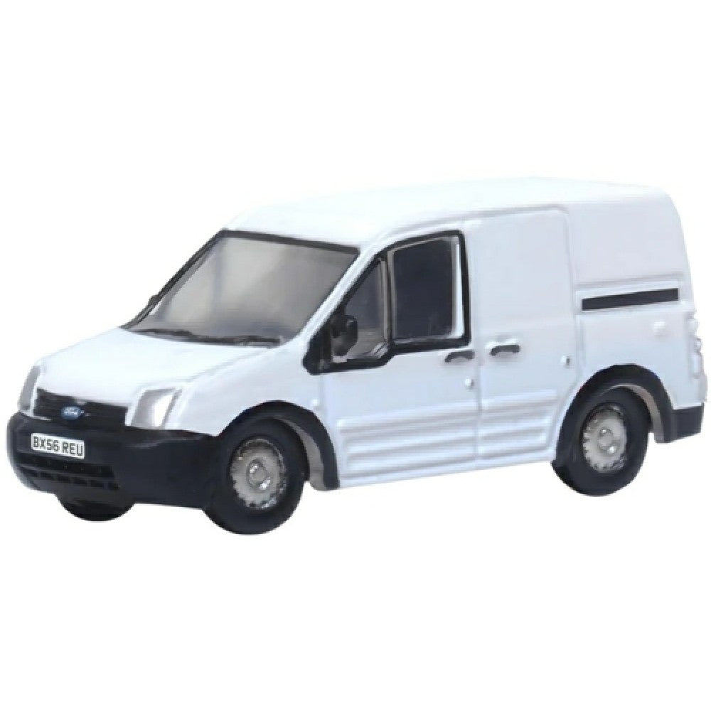 Available to Order – N Gauge Frozen White Ford Transit Connect Oxford Diecast Model (OXNFTC005)