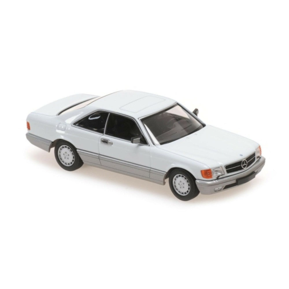Available to Order – Mercedes-benz 560 Sec (c126) - 1986 - White 1:43 Maxichamps Model (P940035120)