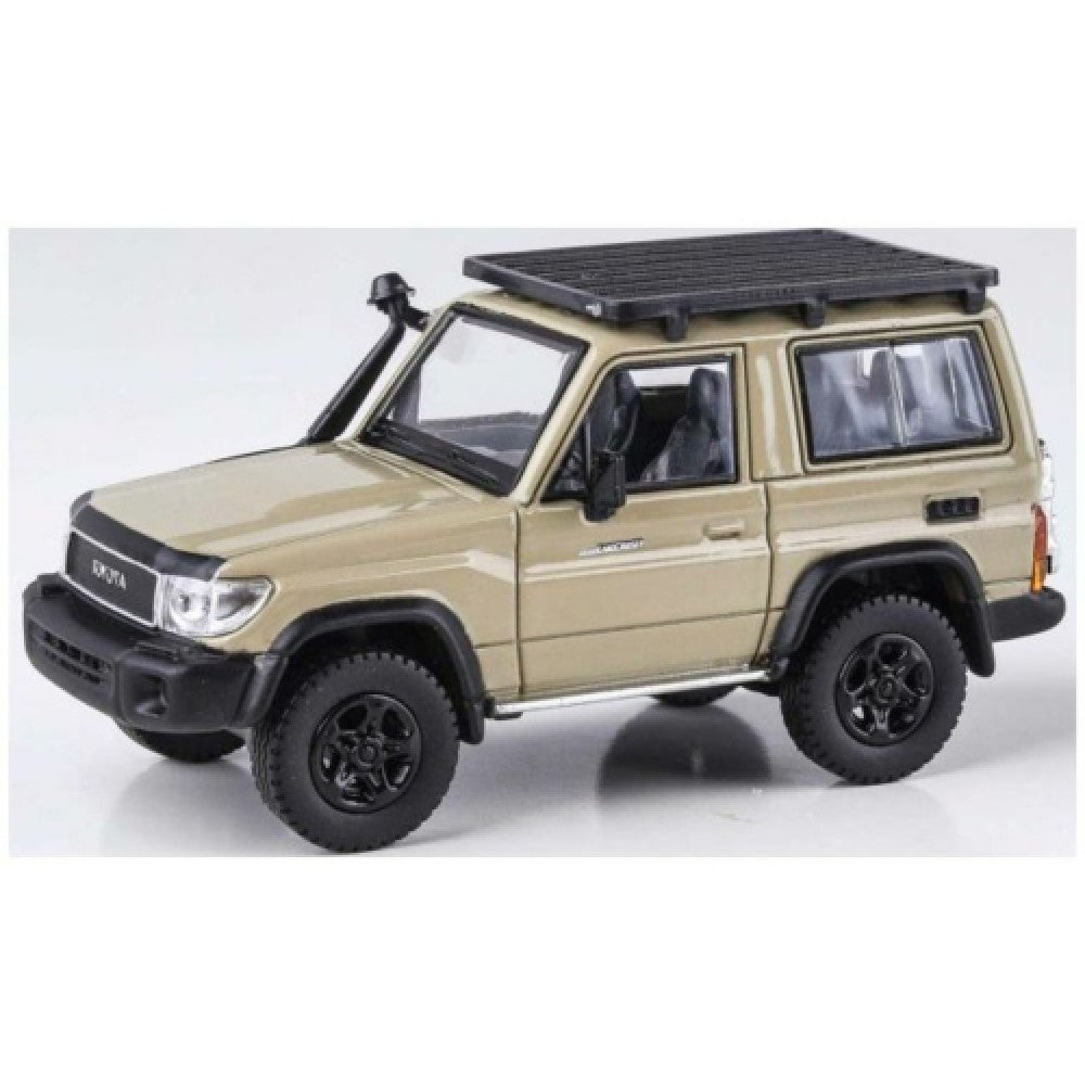 PRE ORDER STOCKS DUE DECEMBER 2025 / JANUARY 2026 1:64 PARA64 PAR65568 TOYOTA LAND CRUISER 71 SANDY TAUPE ANNIVERSARY EDITION 2023 (RHD)