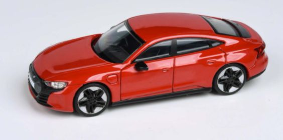 Available To Order – Audi e-tron GT Tango Red (RHD) 1:64 (PAR 65332)