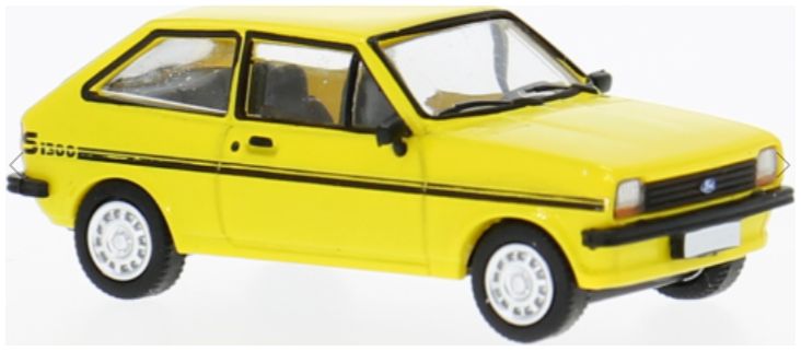 Available To Order – Ford Fiesta MK I Yellow 1975 1:87 PCX Model (PCX 870769)