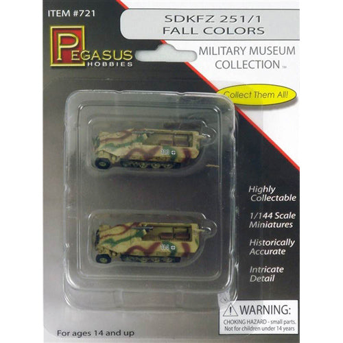 Available to Order – SdKfz 251/1 Fall Colors (x 2) 1:144 (PEG 0721)