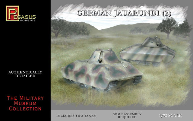 Jaguarundi WWII Experimental Tanks (2 per box) 1:72 – diecast model